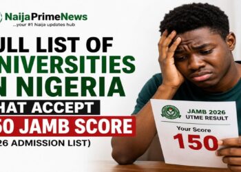 Universities in Nigeria That Accept 150 JAMB Score
