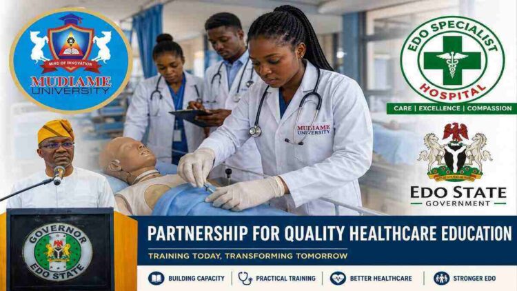Edo State Government Backs Mudiame University Partnership with Edo Specialist Hospital