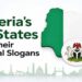 Nigeria's 36 States and Their Official Slogans