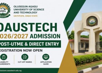 OAUSTECH Opens 2026/2027 Post-UTME, Direct Entry Screening Registration